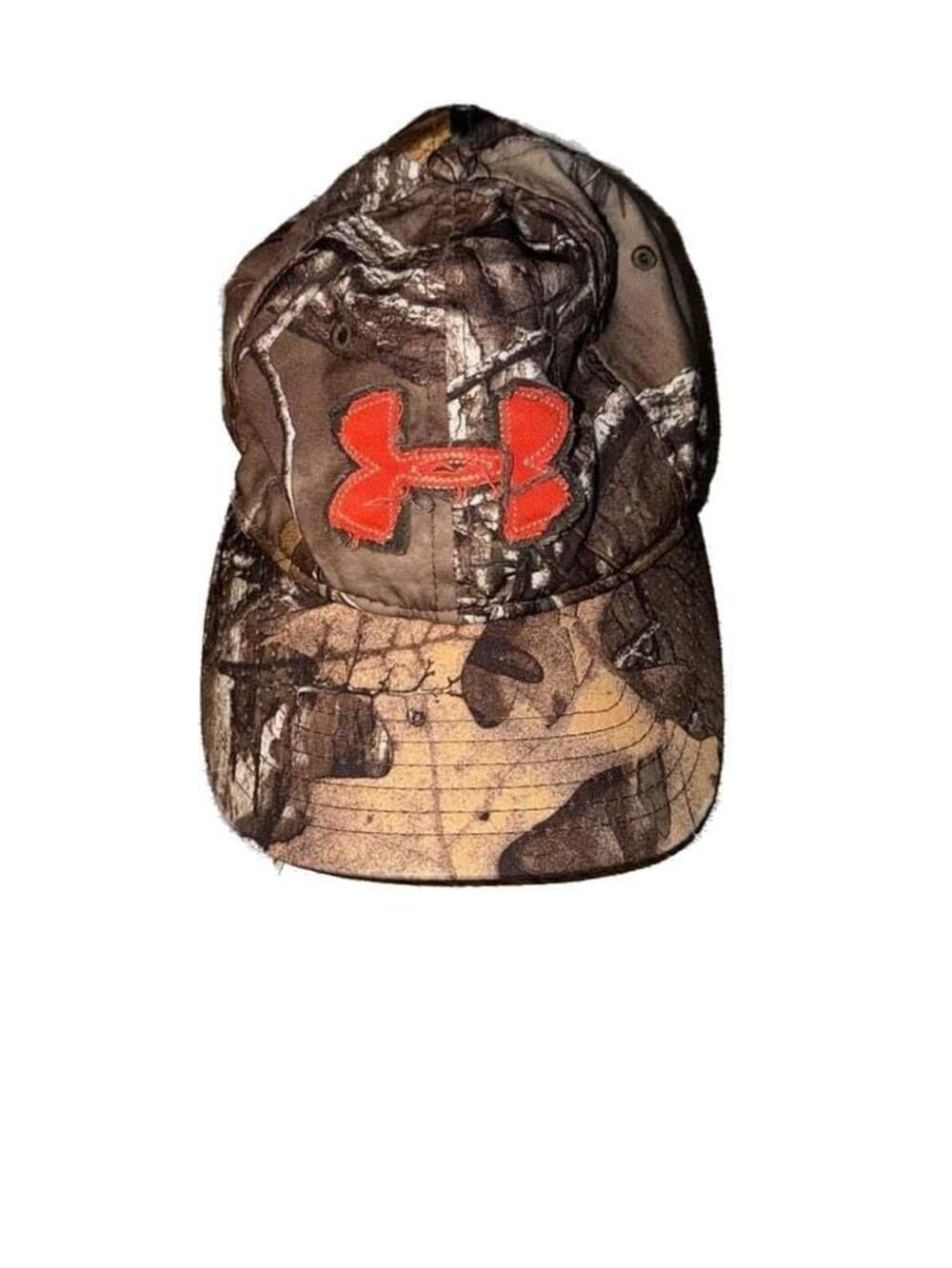 Under Armour Women's Realtree Camo Adjustable Hat with Coral Logo